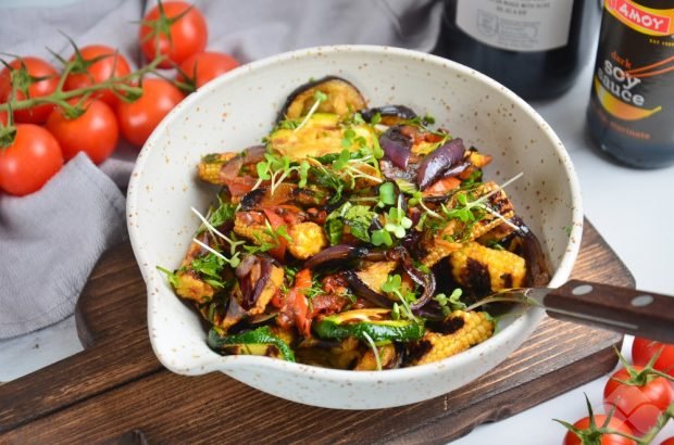 Grilewarle warm vegetable salad Grilewarle warm vegetable salad