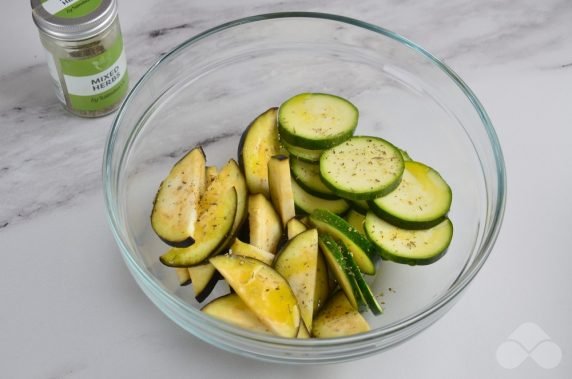 Grilewarle warm vegetable salad - recipe photo, step 1