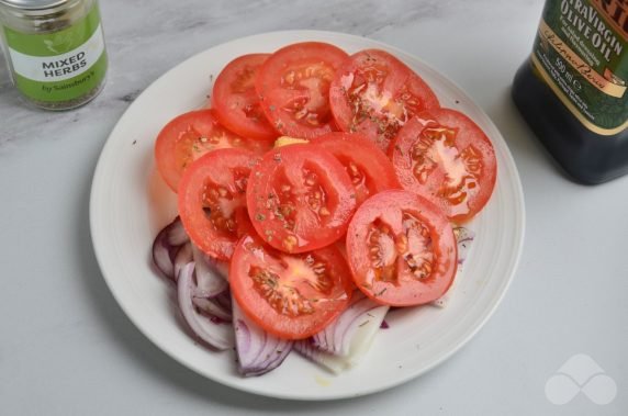 Grilewarle warm vegetable salad - recipe photo, step 3