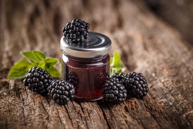 Jelly from blackberry Jelly from blackberry