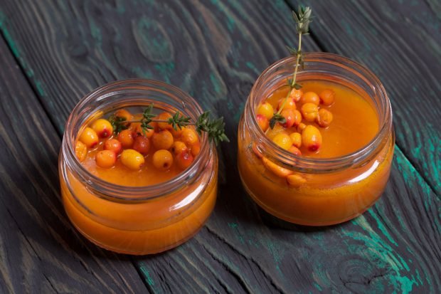 Jelly from sea buckthorn Jelly from sea buckthorn