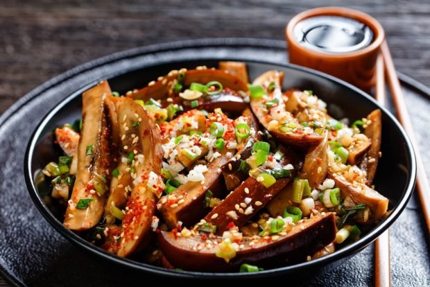 Kadich-eggplant in Korean Kadich-eggplant in Korean