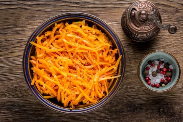 Korean carrots with soy sauce Korean carrots with soy sauce