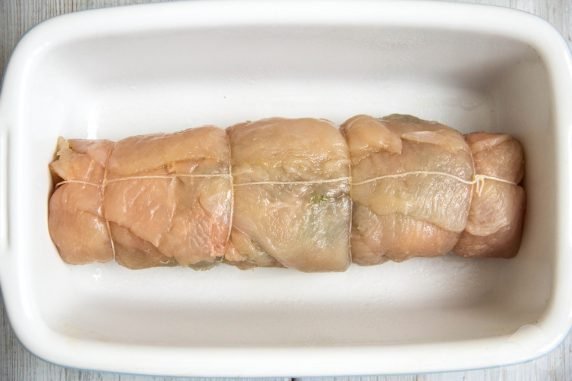 Kurin fillet roulet with spices in the oven - recipe photo, step 3