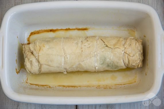 Kurin fillet roulet with spices in the oven - recipe photo, step 4