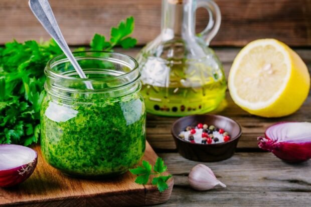 Latin American sauce Chimichurri