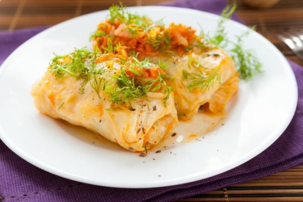 Lenten cabbage cabbages without meat Lenten cabbage cabbages without meat