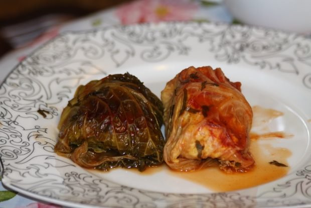 Lenten cabbage rolls with mushrooms and rice Lenten cabbage rolls with mushrooms and rice