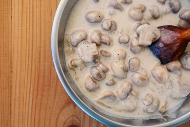 Lenten mushroom sauce