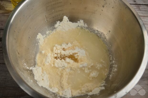 Lenten pancakes with corn starch - recipe photo, step 2