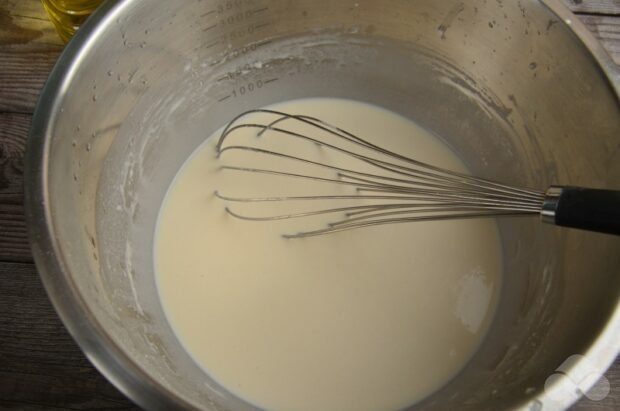 Lenten pancakes with corn starch - recipe photo, step 4