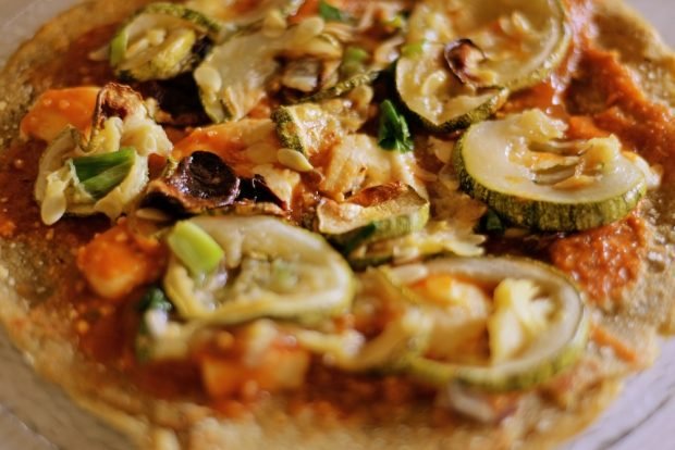 Lenten pizza in a pan Lenten pizza in a pan