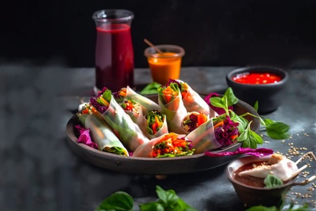 Lenten Spring Rolls Lenten Spring Rolls