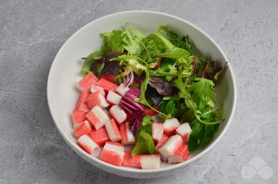 Light crab salad