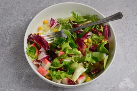 Light crab salad