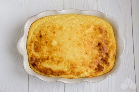 Lush cottage cheese casserole - recipe photo, step 6