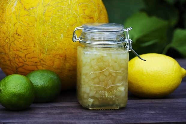 Melon jam with lemon for the winter Melon jam with lemon for the winter