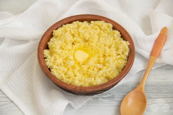 Millet porridge - recipe photo, step 4