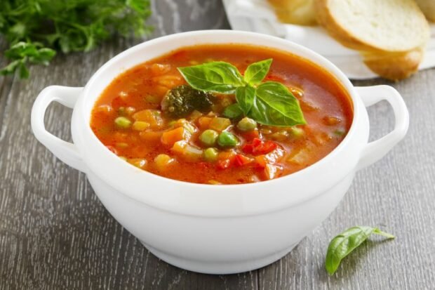 Minestron with broccoli Minestron with broccoli