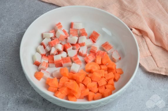 Minimalistic crab salad - recipe photo, step 1
