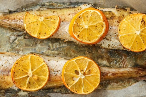 Mintay with orange in the oven Mintay with orange in the oven
