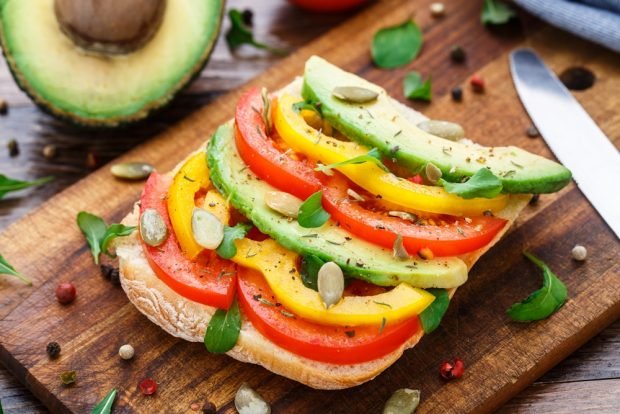Multi -colored sandwich for children Multi -colored sandwich for children