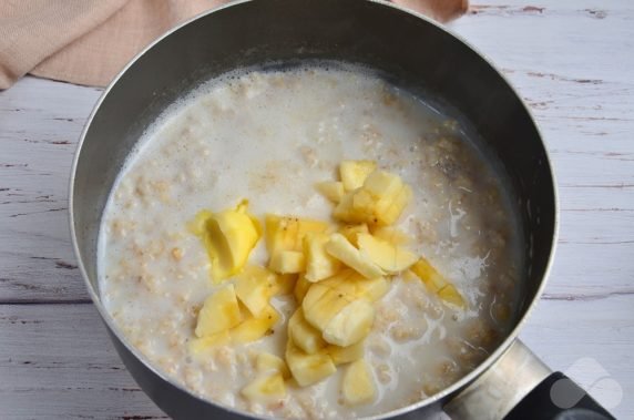 Nursery oatmeal with banana - recipe photo, step 6