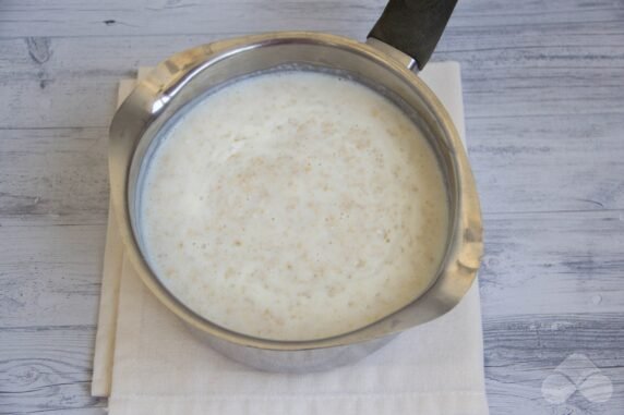 Oatmeal with banana - recipe photo, step 3