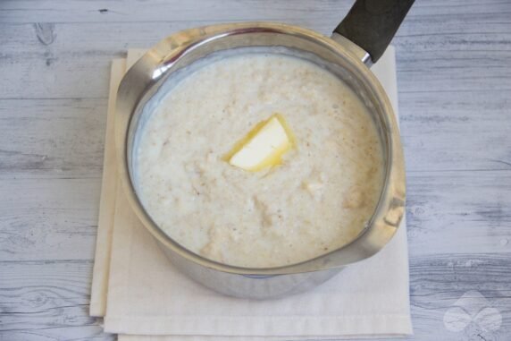 Oatmeal with banana - recipe photo, step 6