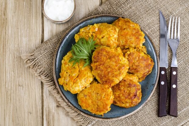 Pacific pancakes from pumpkin and zucchini Pacific pancakes from pumpkin and zucchini