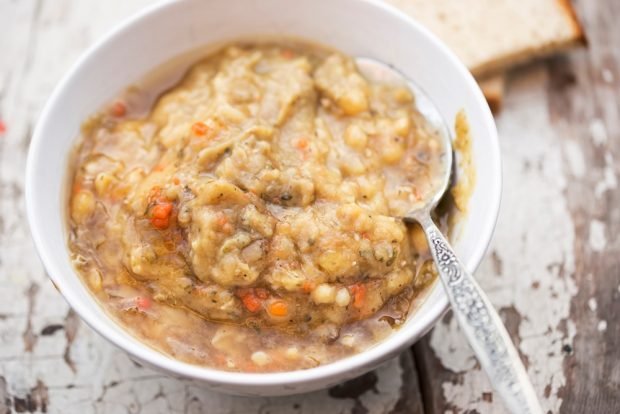 Pea porridge with vegetables Pea porridge with vegetables