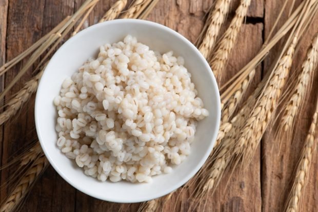 Pearl barley in the microwave Pearl barley in the microwave