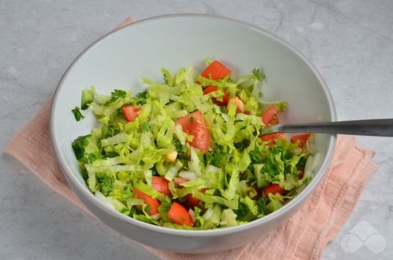 Peking cabbage - recipe photo, step 2