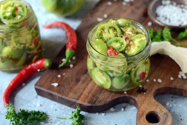 Pickled green tomatoes per night Pickled green tomatoes per night