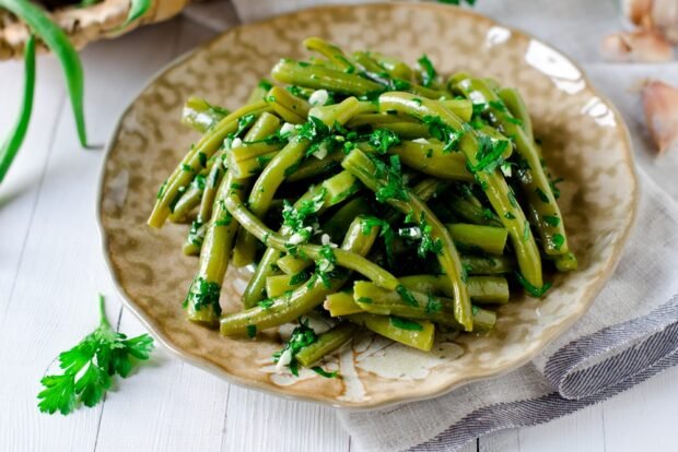 Pickled patch beans with Dijon mustard Pickled patch beans with Dijon mustard