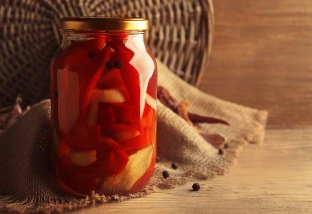 Pickled sweet pepper for the winter without sterilization Pickled sweet pepper for the winter without sterilization