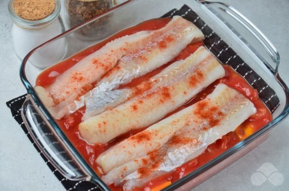 Plow with tomatoes and paprika in the oven - recipe photo, step 2