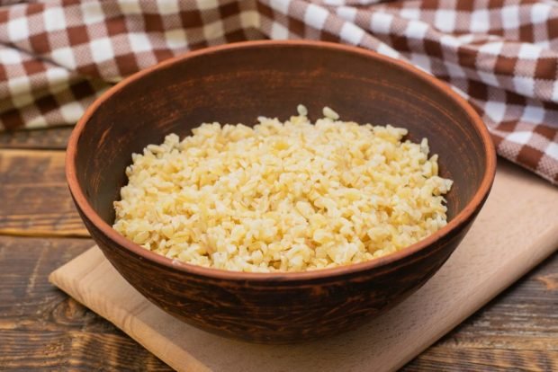 Porridge Bulgur on the water Porridge Bulgur on the water