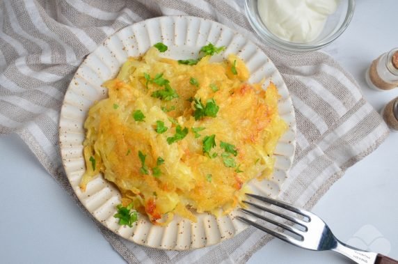 Potato pancakes - recipe photo, step 6