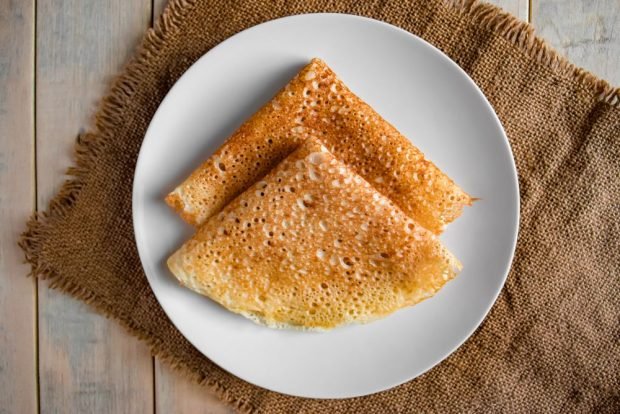 PP pancakes from linen flour