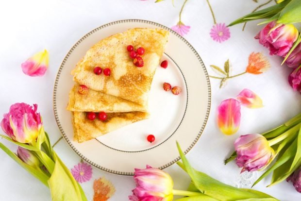 PP pancakes made of rice flour