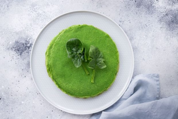 PP pancakes with spinach