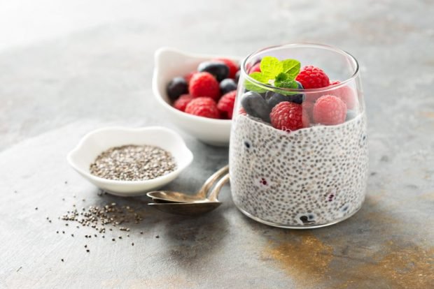 Pudding with chia seeds Pudding with chia seeds