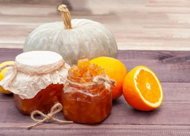 Pumpkin jam with orange and lemon Pumpkin jam with orange and lemon