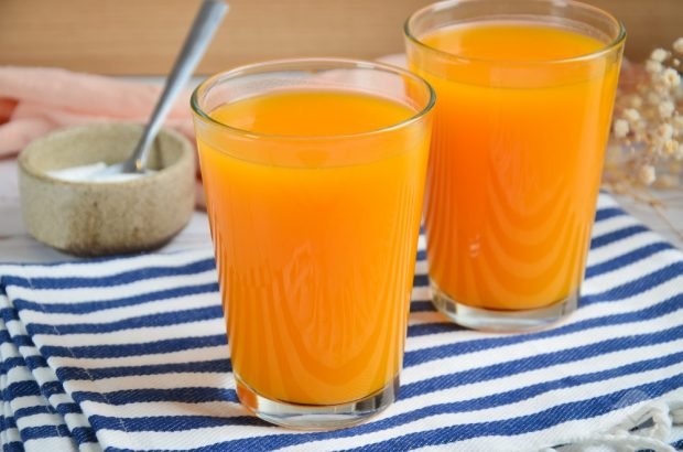 Pumpkin juice with pulp