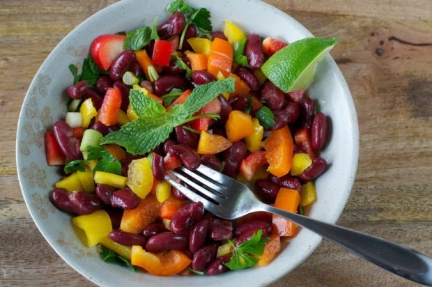 Red beans and bell pepper salad Red beans and bell pepper salad
