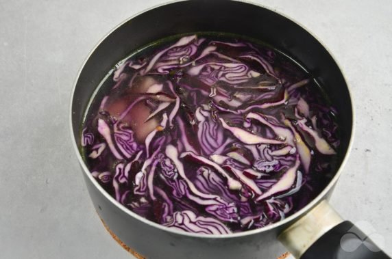 Red cabbage cream - recipe photo, step 4
