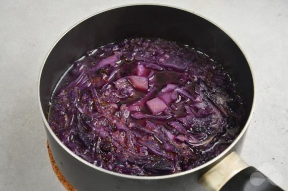 Red cabbage cream - recipe photo, step 5
