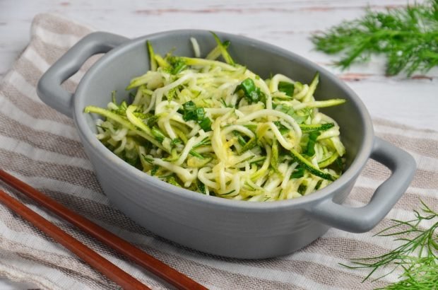Zucchini in Korean Zucchini in Korean
