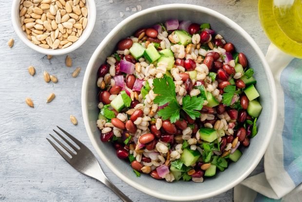 Salad with barley Salad with barley